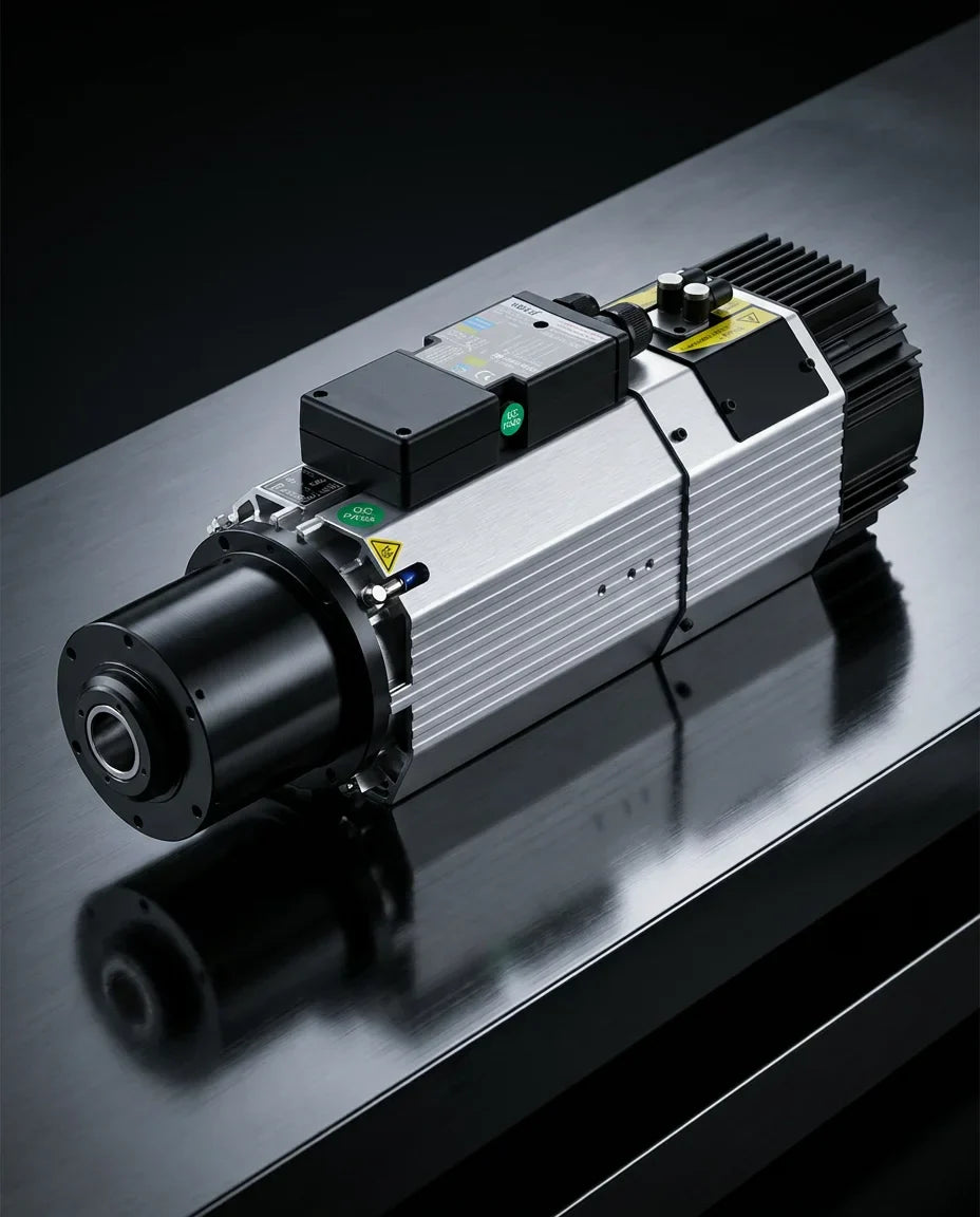 9kW ISO30 ATC air-cooled spindle motor for CNC woodworking and nesting